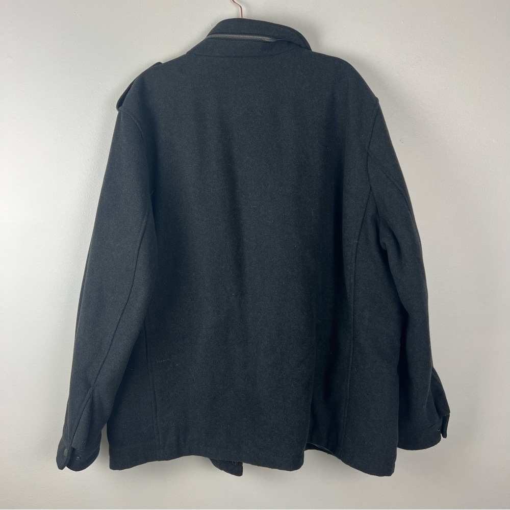 G.H Bass & Co Wool Blend Coat Gray Size Small XXL - Picture 5 of 7